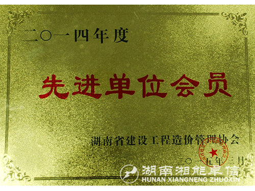 工程造价2014年先进